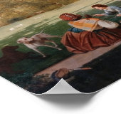 Washington und Lafayette auf dem Mount Vernon Poster (Ecke)