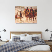 Washington und Lafayette im Valley Forge Leinwanddruck (Insitu (Schlafzimmer))