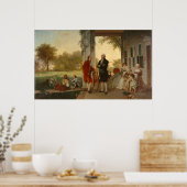 Washington und Lafayette Poster (Küche)