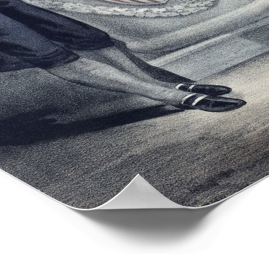 Washington und Lincoln Poster (Ecke)