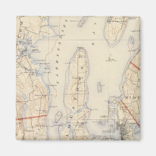 Washington und Newport Landkreis Magnet