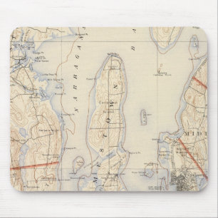 Washington und Newport Landkreis Mousepad