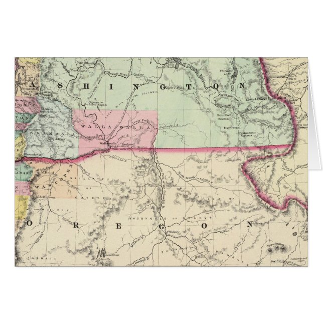 Washington und Oregon (Vorderseite (Horizontal))