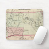 Washington und Oregon und Idaho und Montana Mousepad (Mit Mouse)