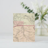 Washington und Oregon und Idaho und Montana Postkarte (Stehend Vorderseite)