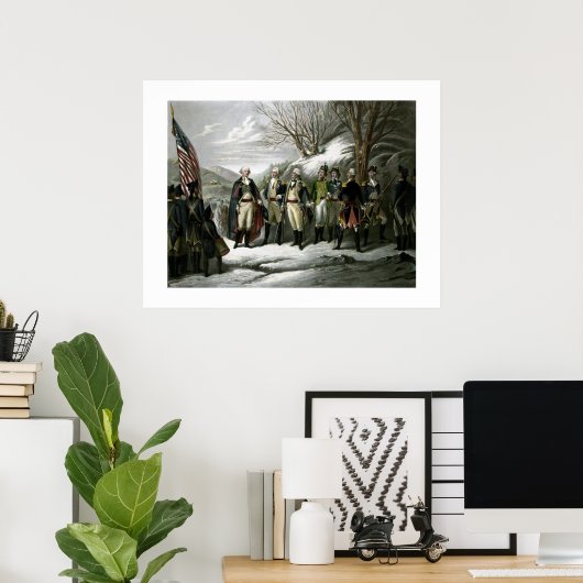Washington und seine Generäle Poster (Heimbüro)