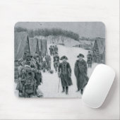 Washington und Steuben an der Tal-Schmiede Mousepad (Mit Mouse)