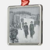 Washington und Steuben an der Tal-Schmiede Ornament Aus Metall (Links)