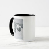 Washington und Steuben an der Tal-Schmiede Tasse (Vorderseite Links)