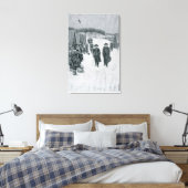 Washington und Steuben bei Valley Forge Leinwanddruck (Insitu (Schlafzimmer))