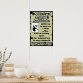 Washington: Ungerecht und unklug Poster (Küche)