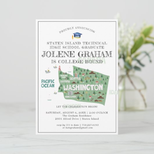 Washington | Uni Bound Graduation Party (Stehend Vorderseite)
