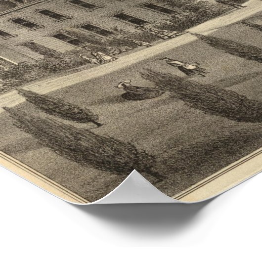 Washington Uni, Kalif Poster (Ecke)