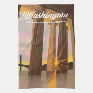 Washington USA Geschirrtuch