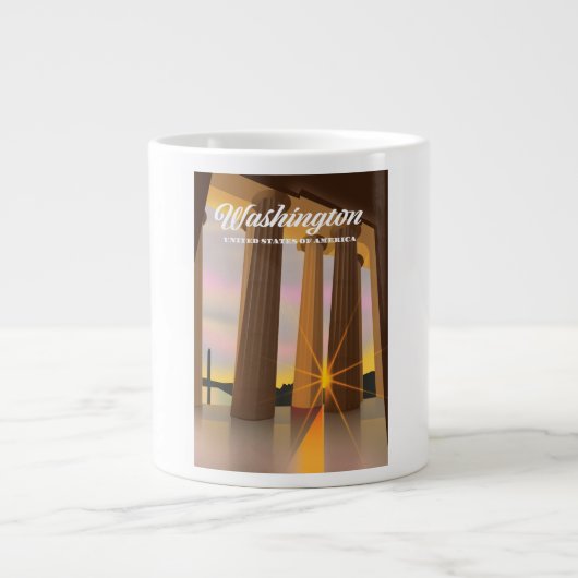 Washington USA Jumbo-Tasse (Vorderseite)