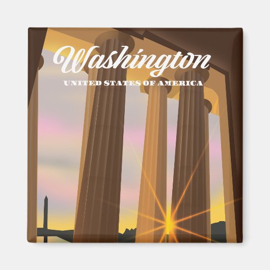 Washington USA Magnet (Vorne)