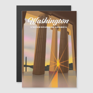 Washington USA Magnetkarte