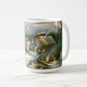 WASHINGTON VALLEY FORGE Vintage Kunst Tasse (VorderseiteRechts)