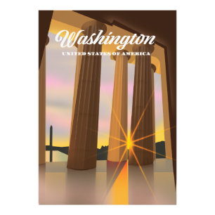 Washington Vereinigte Staaten von Amerika Fotodruck