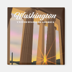 Washington Vereinigte Staaten von Amerika Magnet