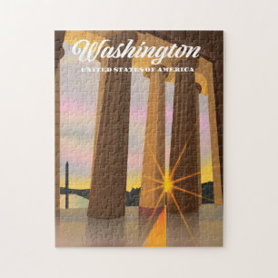 Washington Vereinigte Staaten von Amerika Puzzle