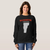 Washington Vermont USA State America Travel Vermon Sweatshirt (Vorne ganz)
