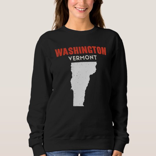 Washington Vermont USA State America Travel Vermon Sweatshirt (Vorderseite)