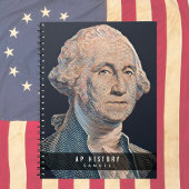 Washington Vintage Kunst zurück zur Schule Notizblock