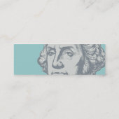 Washington-Visitenkarten Mini Visitenkarte (Rückseite)