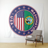 Washington Wandteppich (Beispiel (Horizontal))