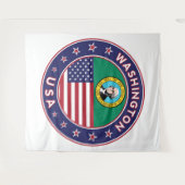 Washington Wandteppich (Vorderseite (Horizontal))