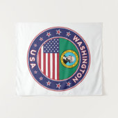 Washington Wandteppich (Vorderseite (Horizontal))