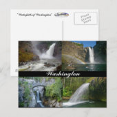 Washington Wasserfälle Postkarte (Vorne/Hinten)