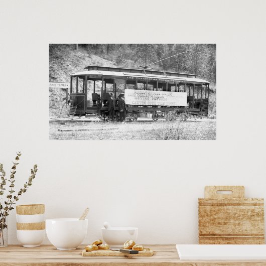 Washington Water Power Co. Trolly Poster (Küche)
