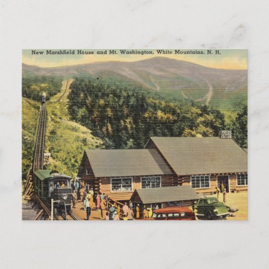 Washington, Weiße Berge, New Hampshire Postkarte (Vorderseite)