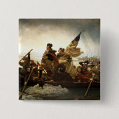 Washington, welches das Delaware - 1851 kreuzt Button (Vorderseite)