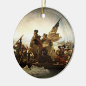 Washington, welches das Delaware - 1851 kreuzt Keramikornament (Links)
