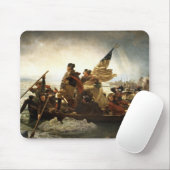 Washington, welches das Delaware - 1851 kreuzt Mousepad (Mit Mouse)