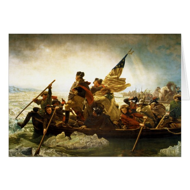 Washington, welches das Delaware durch Emanuel (Vorderseite (Horizontal))