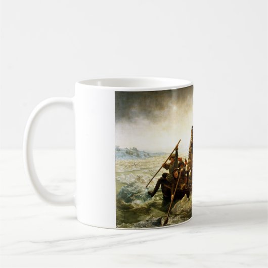 Washington, welches das Delaware durch Emanuel Kaffeetasse (Links)