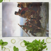 Washington, welches das Delaware durch Emanuel Küchentuch (Gefaltet)