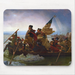 Washington, welches das Delaware durch Emanuel Mousepad