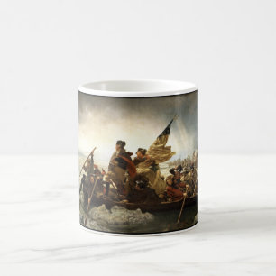 Washington, welches das Delaware kreuzt Kaffeetasse