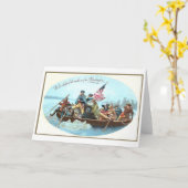 Washington, welches das Delaware kreuzt Karte (Gelbe Blume)