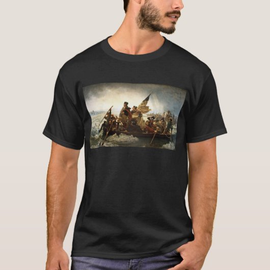Washington, welches das Delaware kreuzt T-Shirt (Vorderseite)