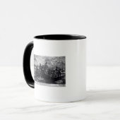 Washington, welches das Delaware kreuzt Tasse (Vorderseite Links)
