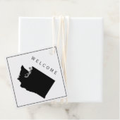 Washington Welcome Bag Gift Tag, Wedding Weekend Geschenkanhänger (Beispiel)