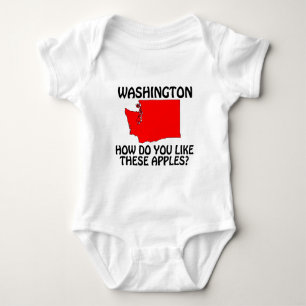 Washington - Wie gefallen Ihnen diese Äpfel? Baby Strampler