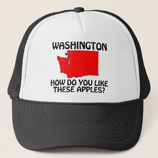 Washington - Wie gefällt dir diese Äpfel? Truckerkappe (Vorderseite)