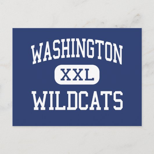 Washington - Wildcats - Hoch - Pensacola Florida Postkarte (Vorderseite)